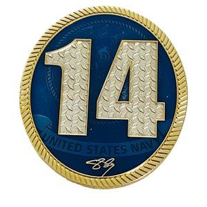 MCPON 14 Master Chief Petty Officer of the Navy Challenge Coin Giordano Rare